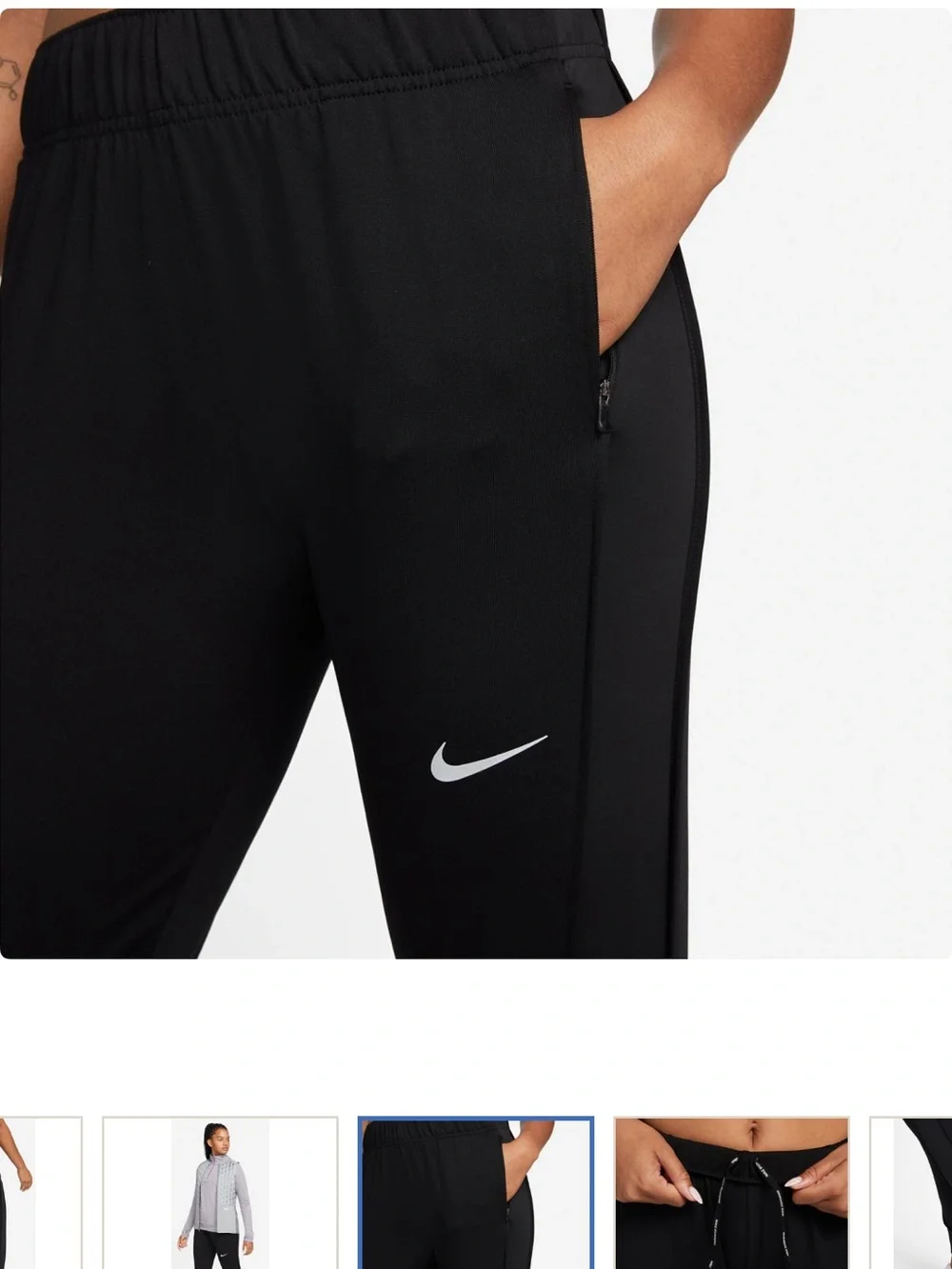 Nike Black Women's Therma-Fit Athletic Jogger Pants